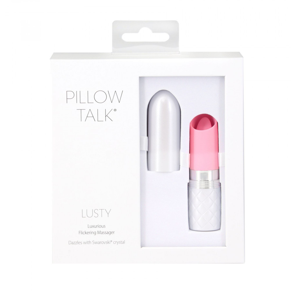 Клиторальный вибратор - Вибратор Pillow Talk Lusty Luxurious Flickering Massager - Pink  2