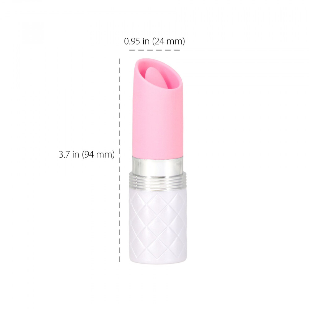 Клиторальный вибратор - Вибратор Pillow Talk Lusty Luxurious Flickering Massager - Pink  7