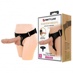 Страпон женский Pretty Love - HARNESS BRIEFS Jerry, BW-022089NR