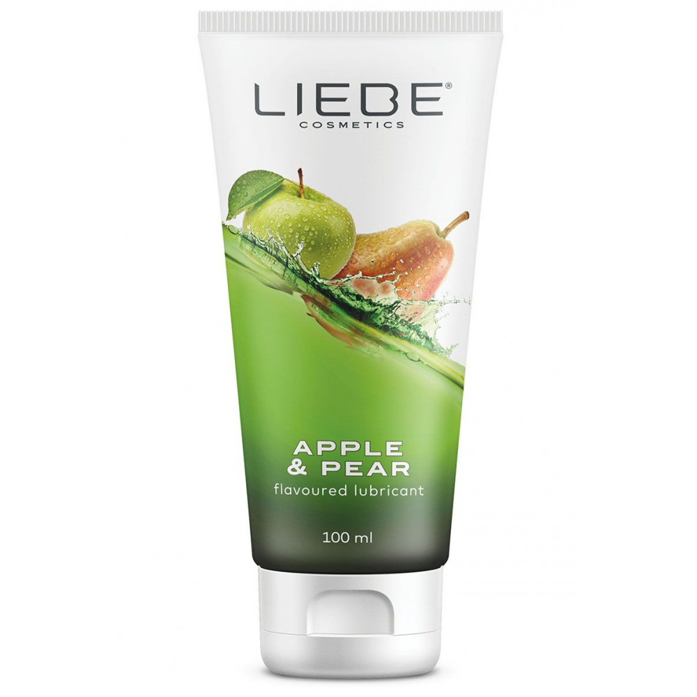 Лубриканты - Распродажа!!! Лубрикант на водной основе Liebe Lubricant Apple & Pear 100 мл (срок 11.2025)
