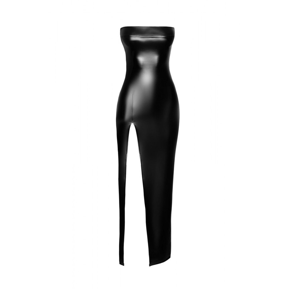 Сексуальные платья - Платье Noir Handmade F336 Powerwetlook long dress - M 5