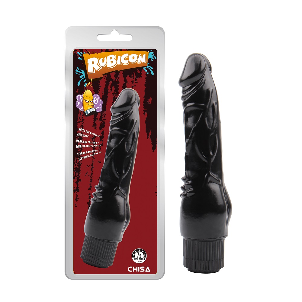 Вибратор - Вибратор реалистичный Chisa Rubicon Vibrating Naughty Cock, черный