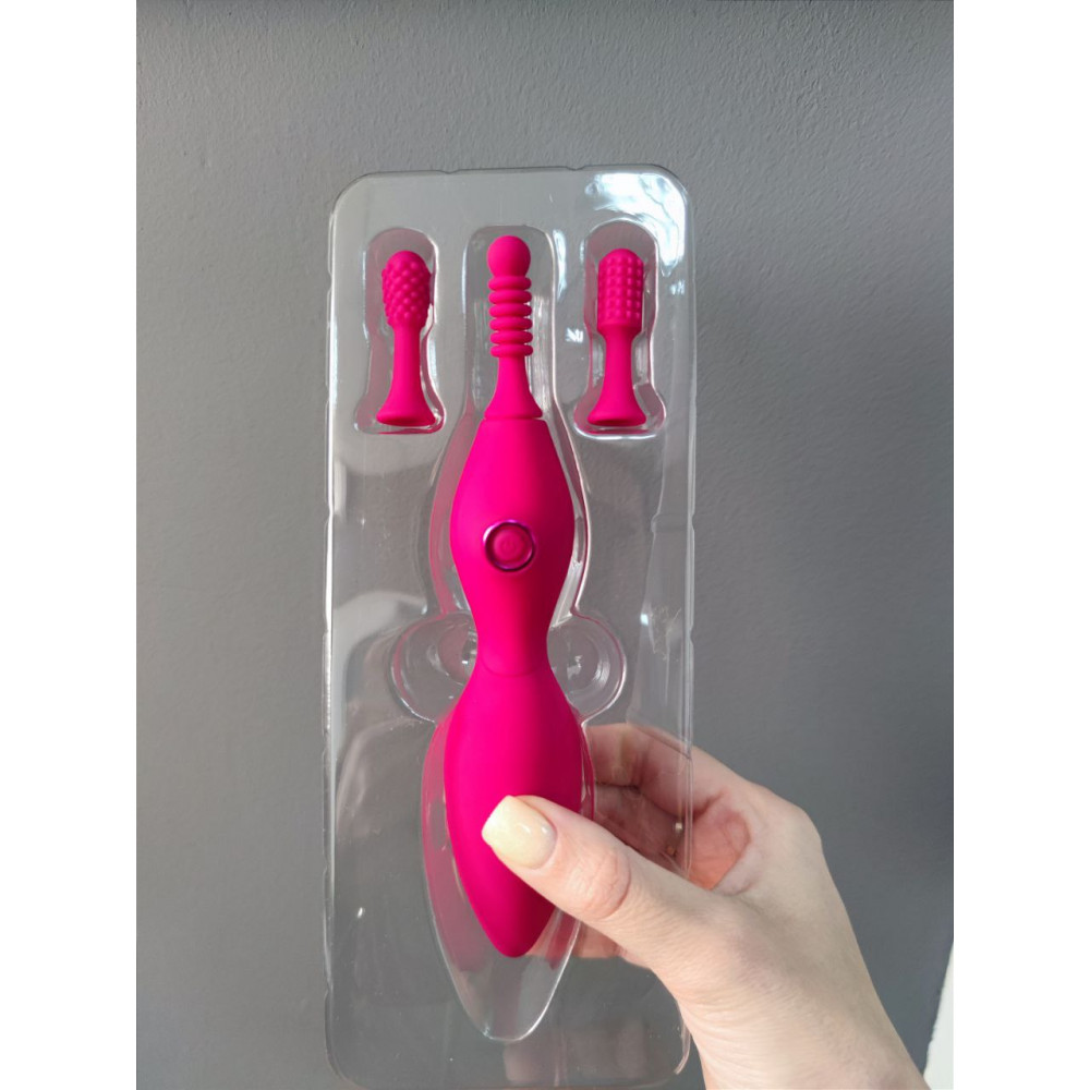 Клиторальный вибратор - Вибратор для клитора с насадками Dream Toys SPARKLING VERONA 4