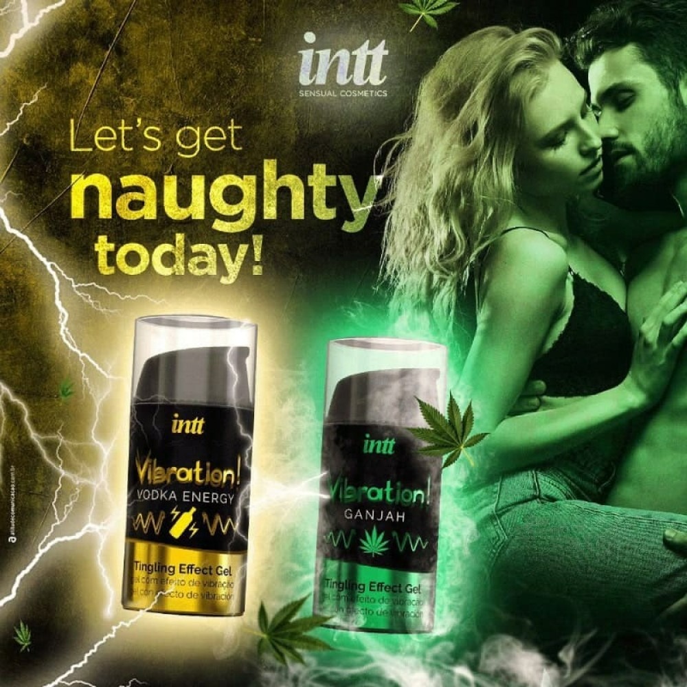 Женские возбудители - Жидкий вибратор Intt Vibration Ganjah 15 мл 4