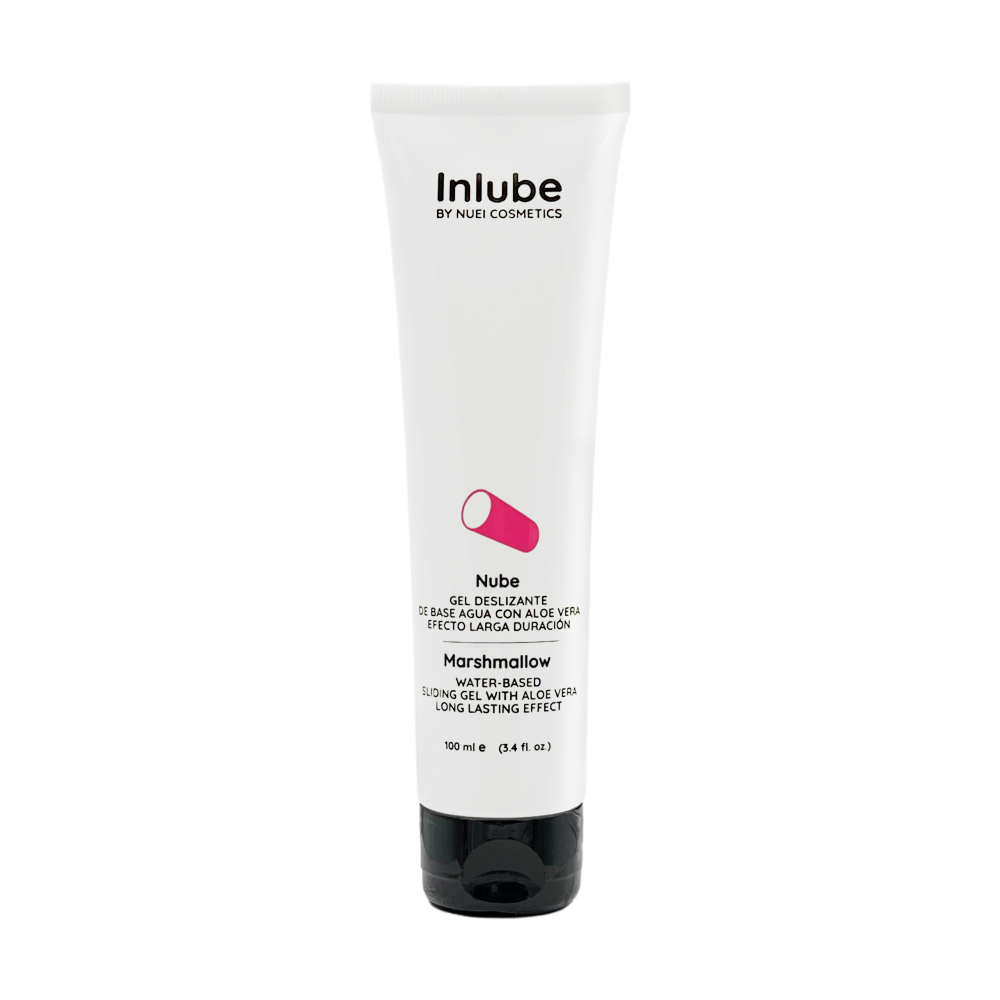 Оральные смазки - Съедобный лубрикант на водной основе вкус: маршмелоу INLUBE, 100 мл Nuei 1