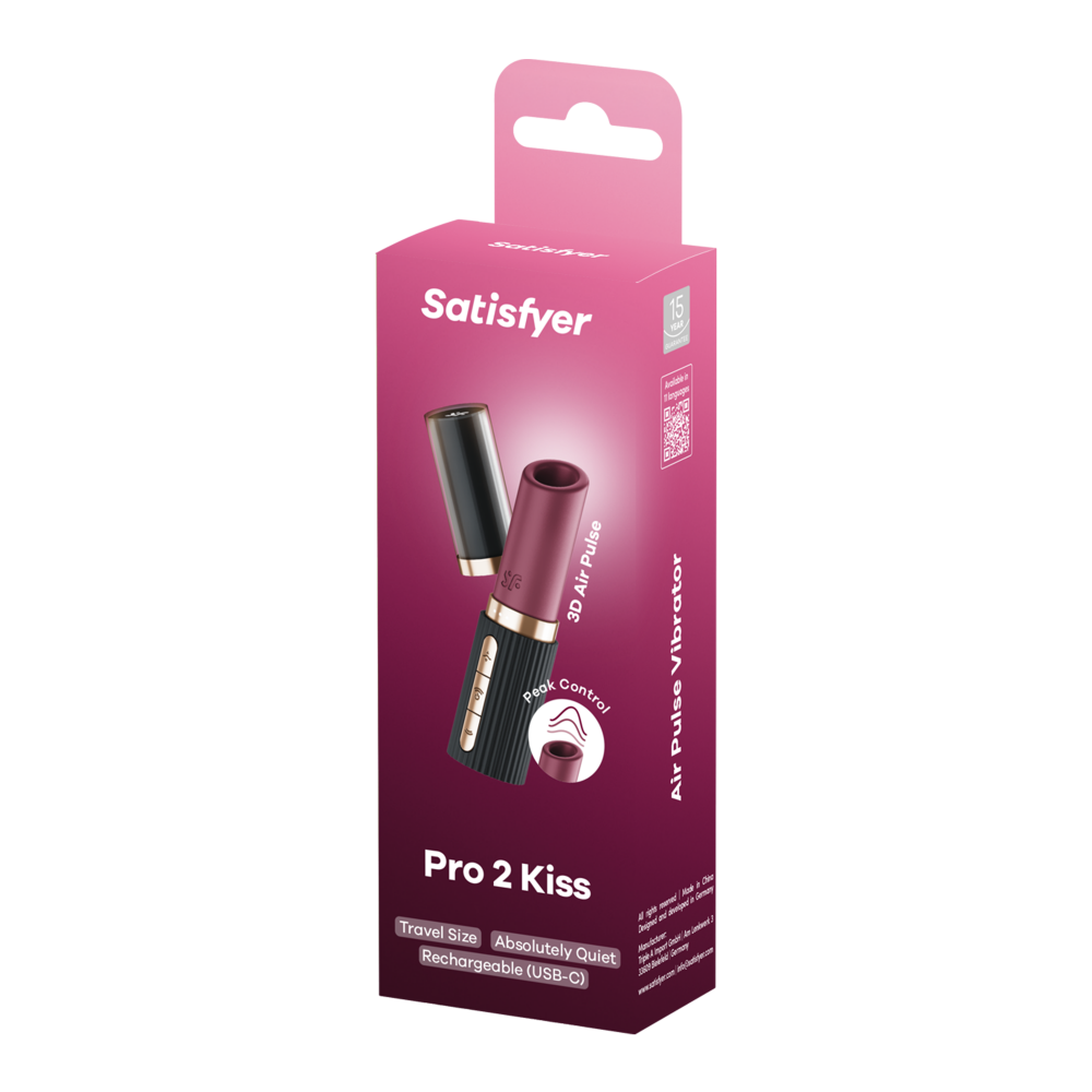 Вибраторы вакуумные - Вакуумный стимулятор клитора Pro 2 Kiss Satisfyer 6