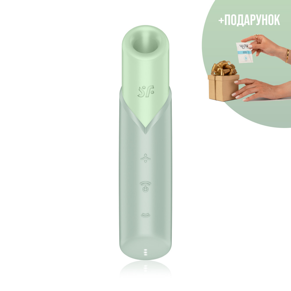 Вибраторы вакуумные - Вакуумный стимулятор клитора Naughty Kiss Satisfyer
