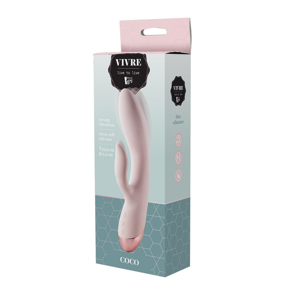Секс игрушки - Вибратор кролик Dream Toys VIVRE DUO VIBE COCO 1