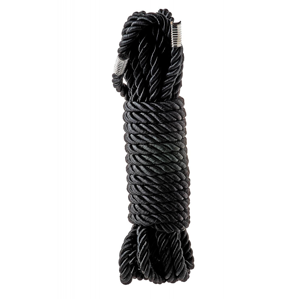 Наручники, веревки, бондажы, поножи - Веревка для бондажа BLAZE DELUXE BONDAGE ROPE 5M BLACK 2