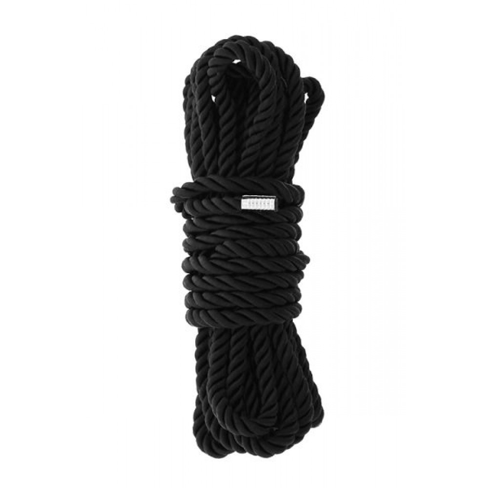 Наручники, веревки, бондажы, поножи - Веревка для бондажа BLAZE DELUXE BONDAGE ROPE 5M BLACK