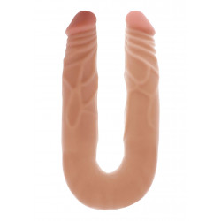 Двухсторонний фаллоимитатор Toy Joy Double Dong, бежевый