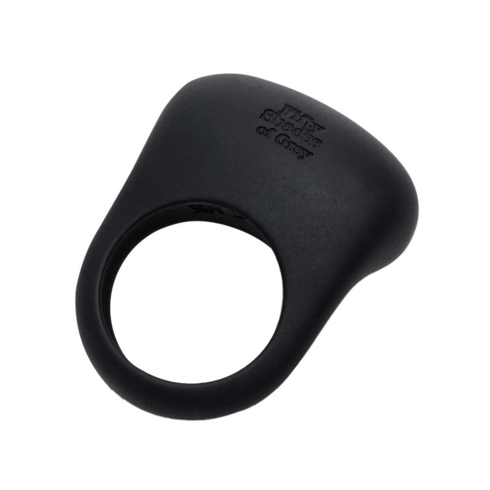 Эрекционные кольца с вибрацией - Эрекционное кольцо Fifty Shades of Grey Sensation Rechargeable Vibrating Love Ring