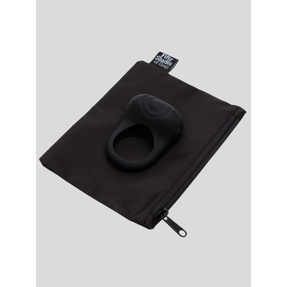 Эрекционные кольца с вибрацией - Эрекционное кольцо Fifty Shades of Grey Sensation Rechargeable Vibrating Love Ring 3