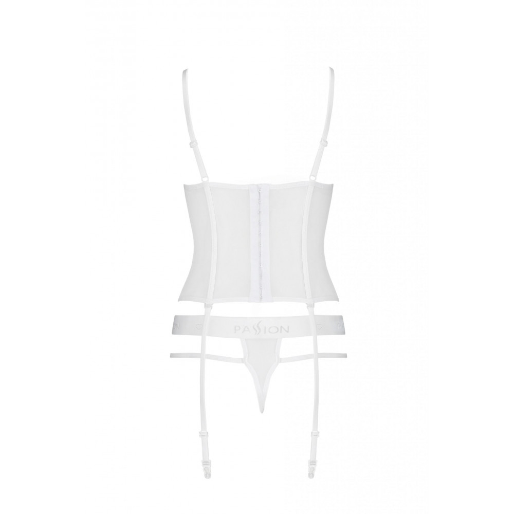 Эротическое белье - Корсет KYOUKA CORSET white S/M - Passion 1