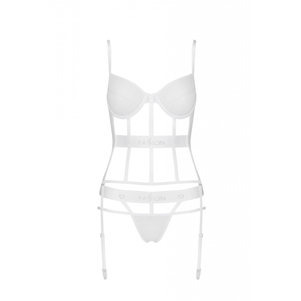 Эротическое белье - Корсет KYOUKA CORSET white S/M - Passion 2