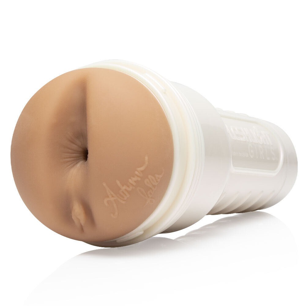 Секс игрушки - Мастурбатор анус в колбе Fleshlight реалистичный из киберкожи (Superskin), бежевый 1