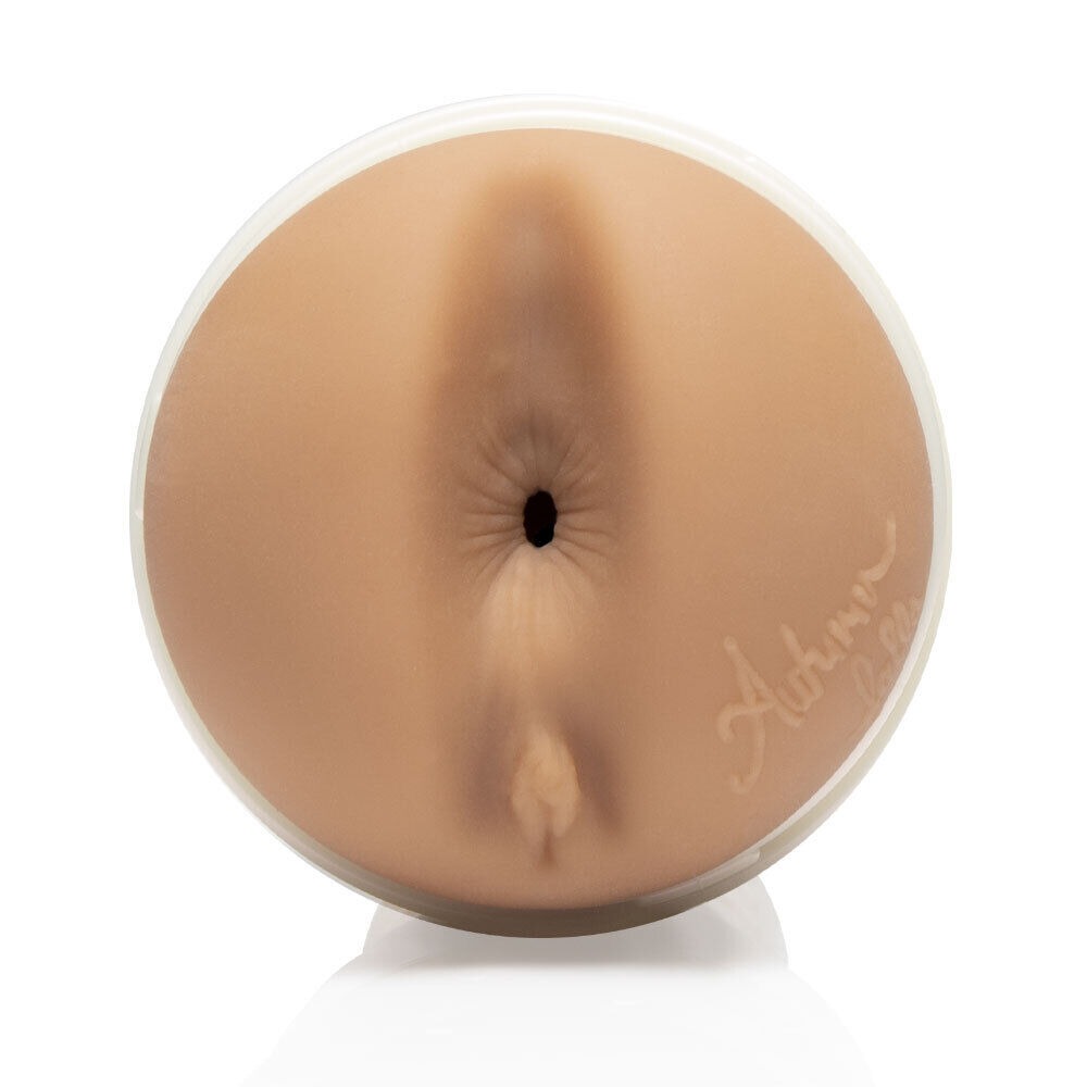 Секс игрушки - Мастурбатор анус в колбе Fleshlight реалистичный из киберкожи (Superskin), бежевый 2