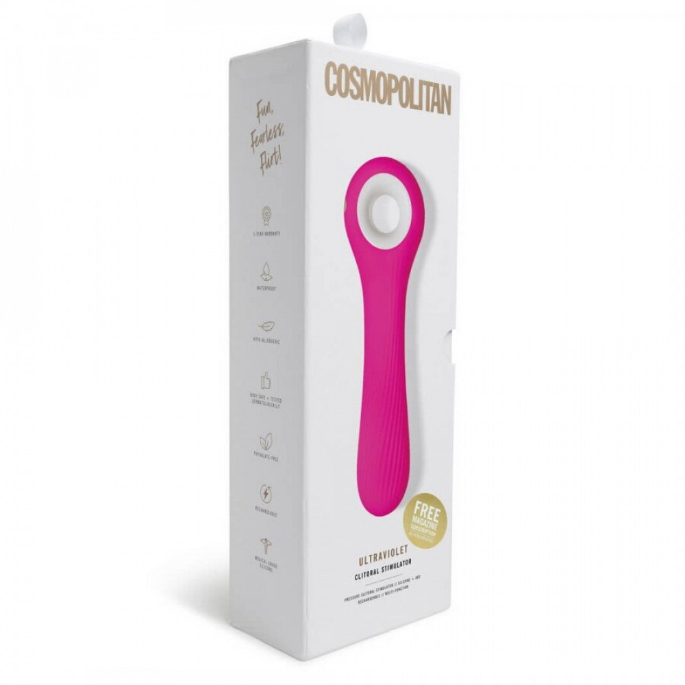 Вибратор - Мощный универсальный перезаряжаемый вибратор Cosmopolitan Ultraviolet Clitoral Stimulator , E29414 1