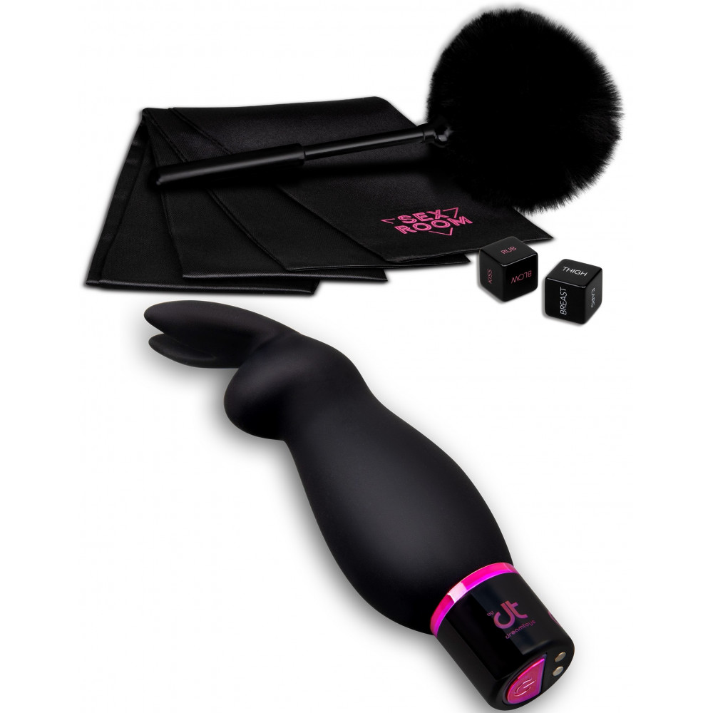 Секс игрушки - Набор девайсов для секса Dream Toys Sex Room Raunchy, 6 предметов, черный/розовый 1