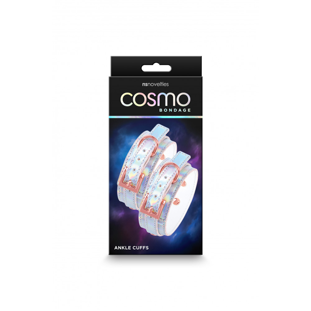БДСМ игрушки - Наручники NS Novelties COSMO BONDAGE ANKLE CUFFS RAINBOW 1