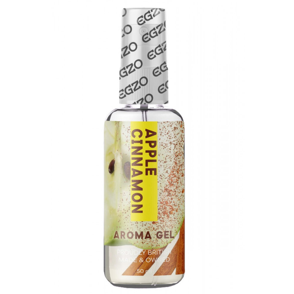 Лубриканты - Оральный гель-лубрикант EGZO AROMA GEL - Apple Cinnamon, 50 мл 1