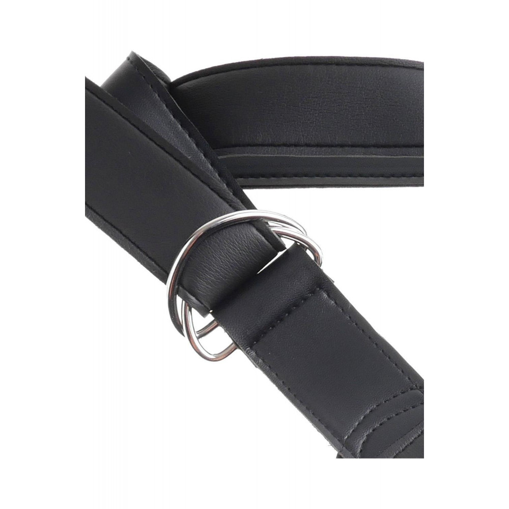 Секс игрушки - Ременная черная сбруя Pipedream King Cock Strap-On Harness с реалистичным фаллоимитатором, 20 см 4