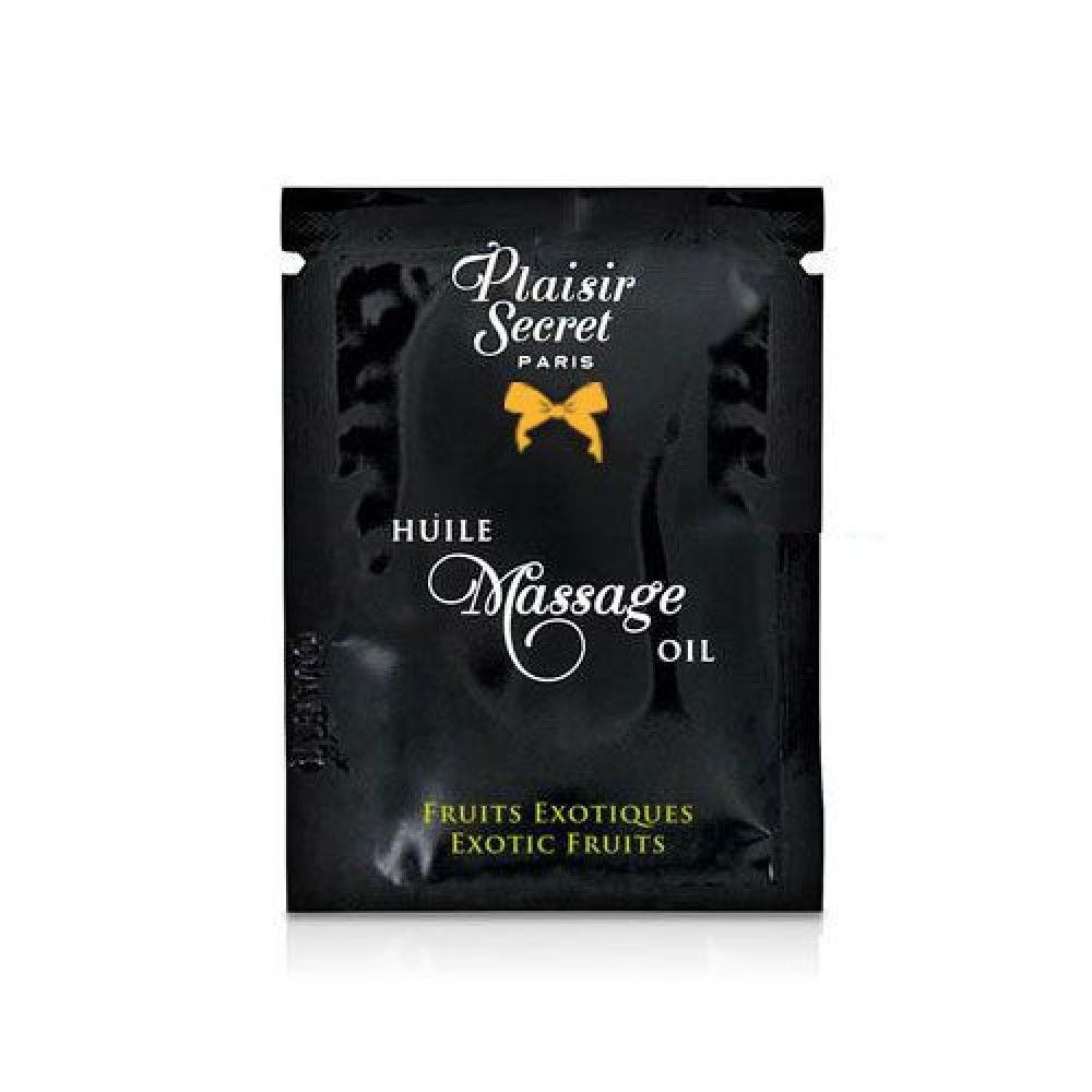 Массажные масла - Пробник массажного масла Plaisirs Secrets Exotic Fruits (3 мл)