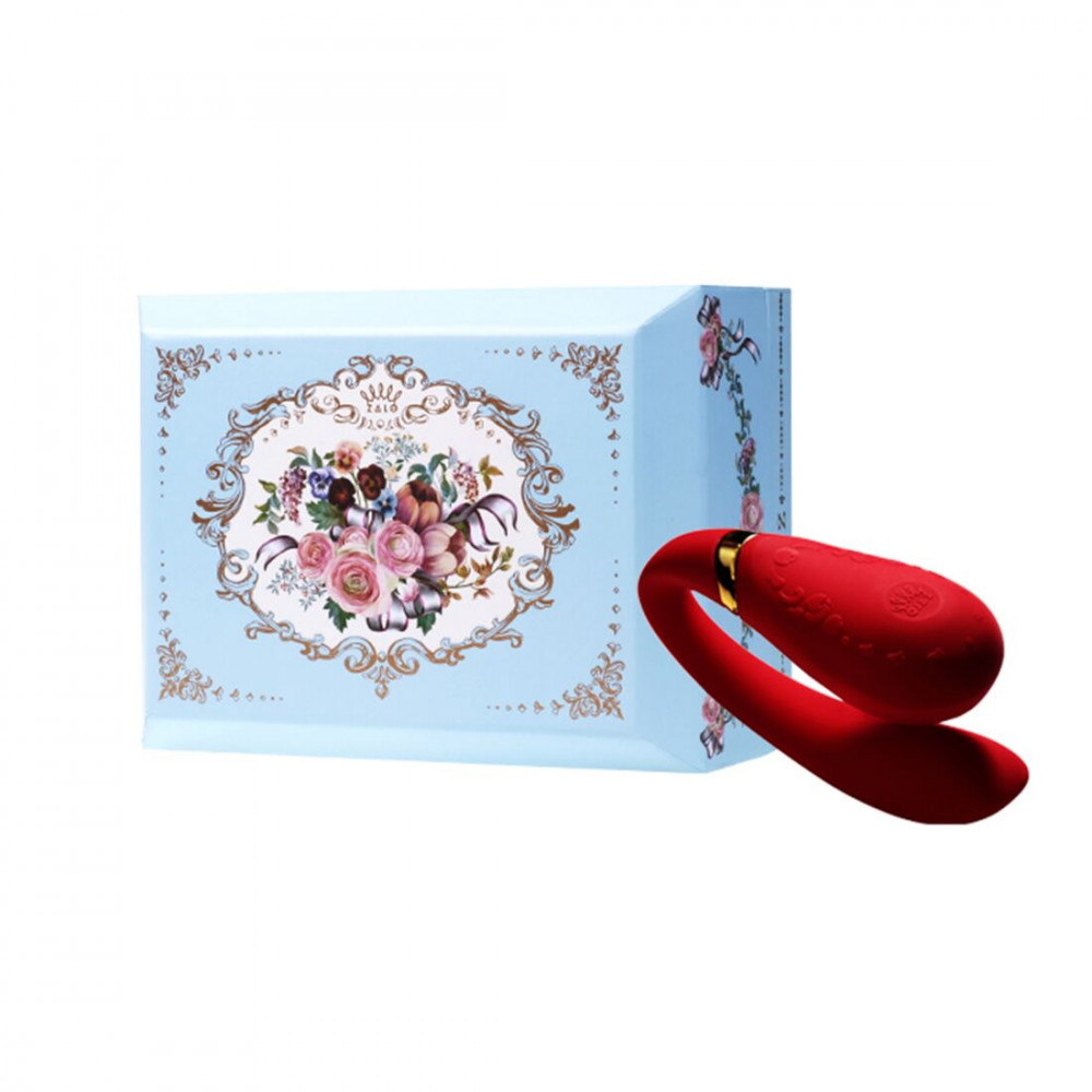 Вибраторы для пар - Смартвибратор для пар Zalo — Fanfan set Bright Red, пульт ДУ 1