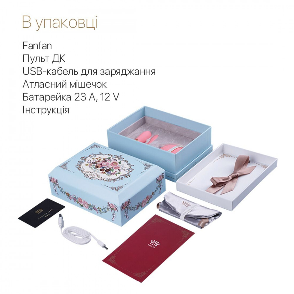 Вибраторы для пар - Смартвибратор для пар Zalo — Fanfan set Bright Red, пульт ДУ 3