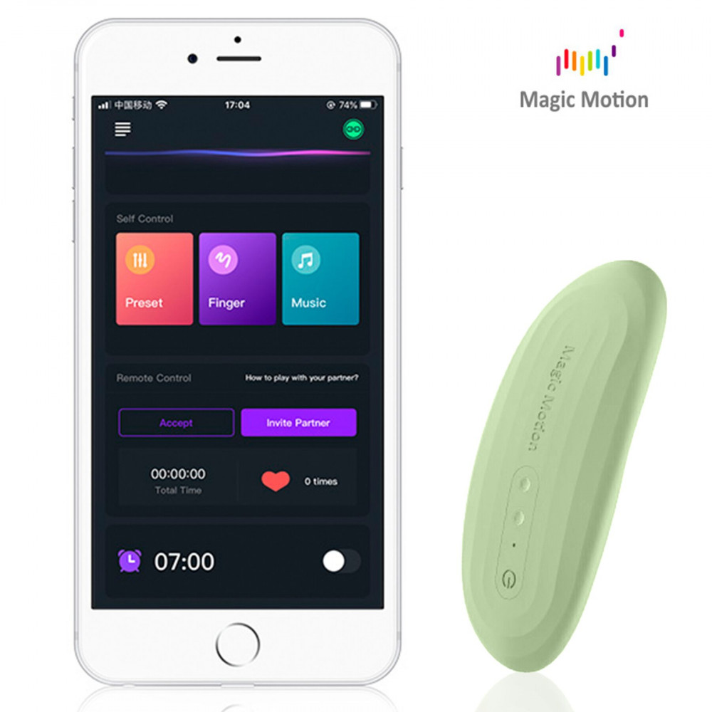 Смарт игрушки - Смарт-вибратор в трусики Magic Motion Nyx Green