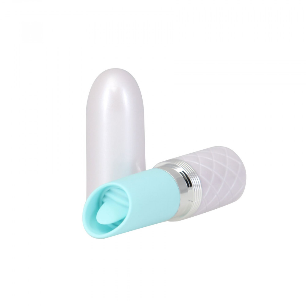 Клиторальный вибратор - Вибратор Pillow Talk Lusty Luxurious Flickering Massager - Teal