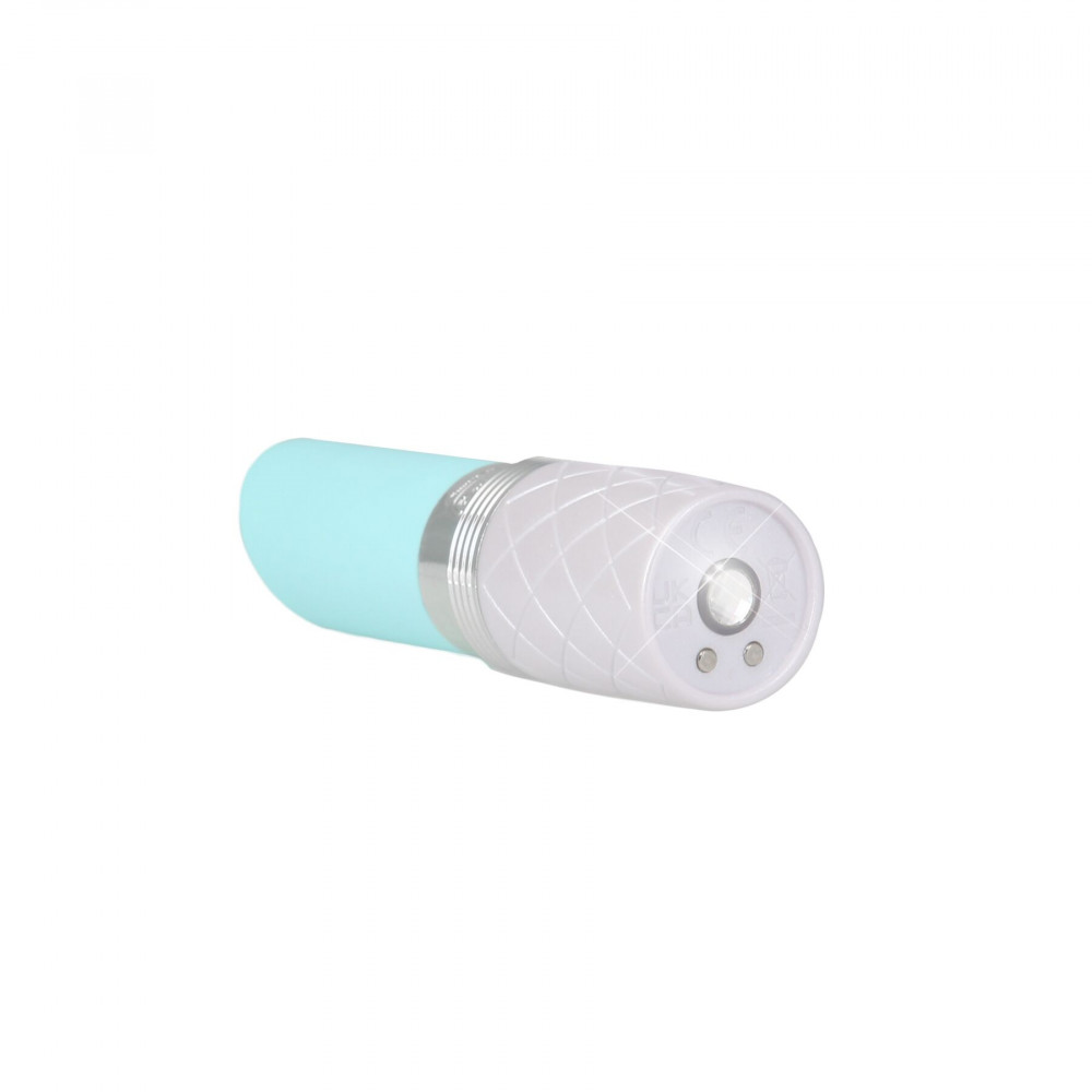 Клиторальный вибратор - Вибратор Pillow Talk Lusty Luxurious Flickering Massager - Teal 5