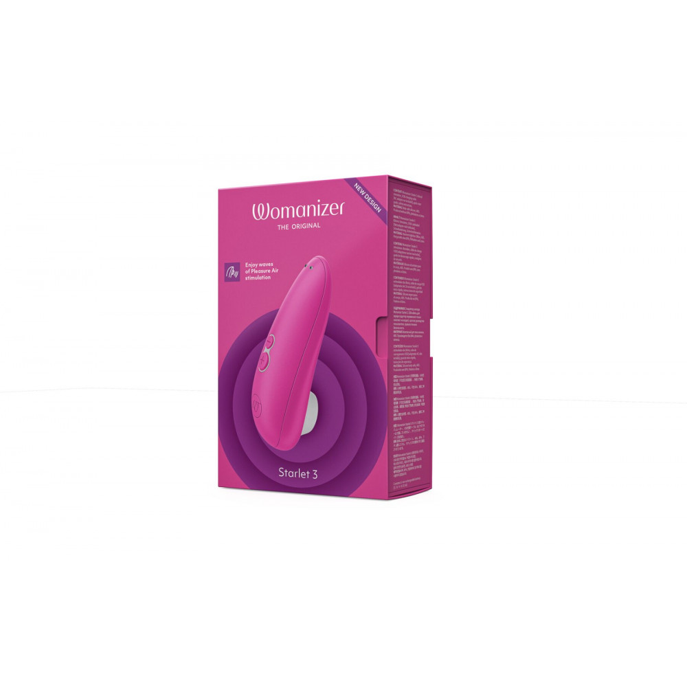 Вибраторы вакуумные - Вакуумный клиторальный стимулятор Womanizer Starlet 3 PINK	 2