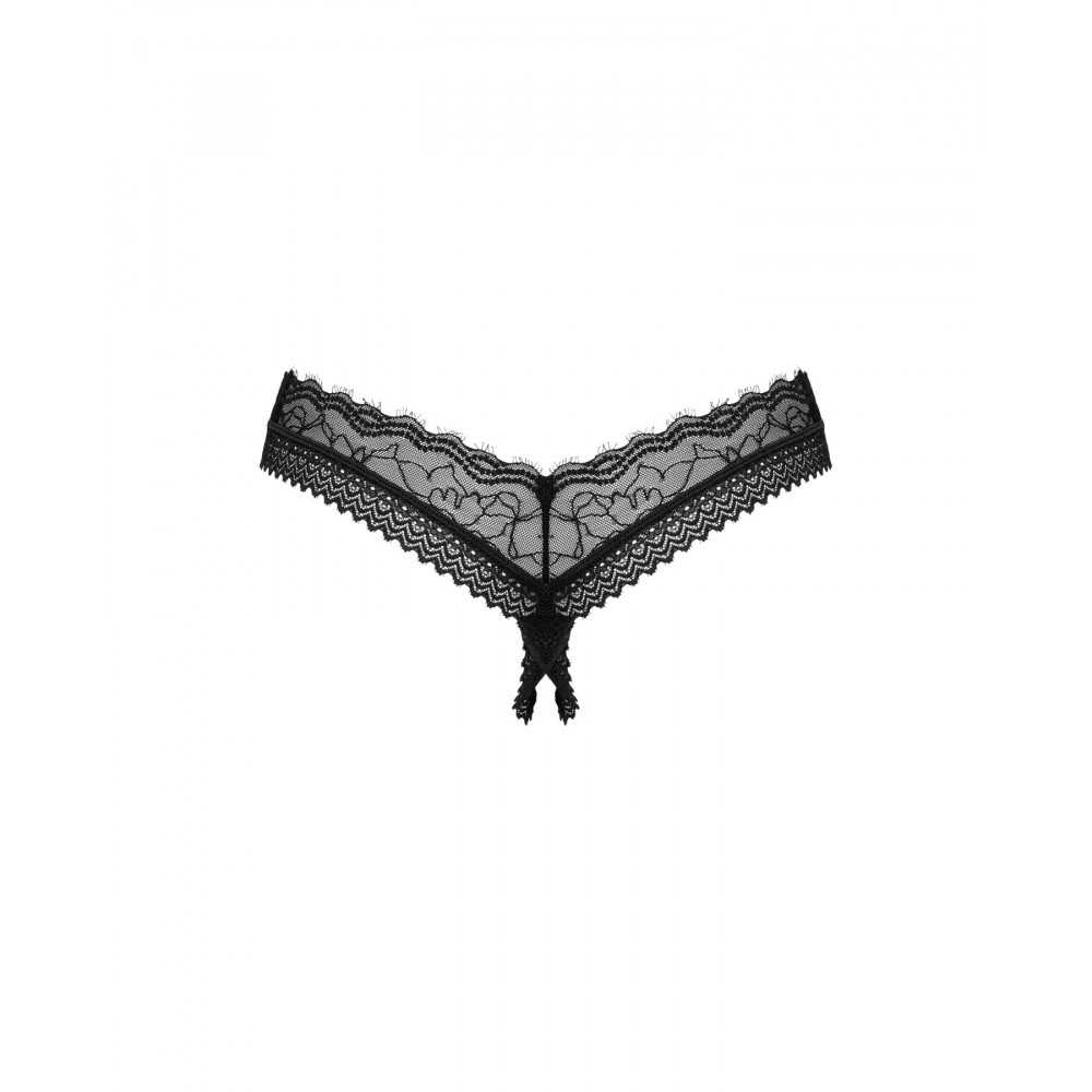 Сексуальные трусики - Трусики Obsessive Medilla crotchless thong M/L 6