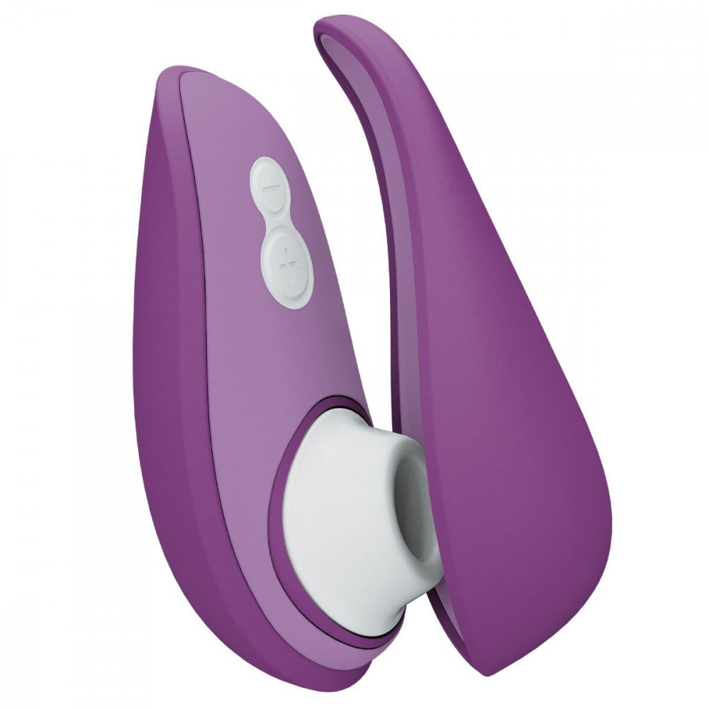 Вибраторы вакуумные - Вакуумный клиторальный стимулятор Womanizer Liberty 2 Purple