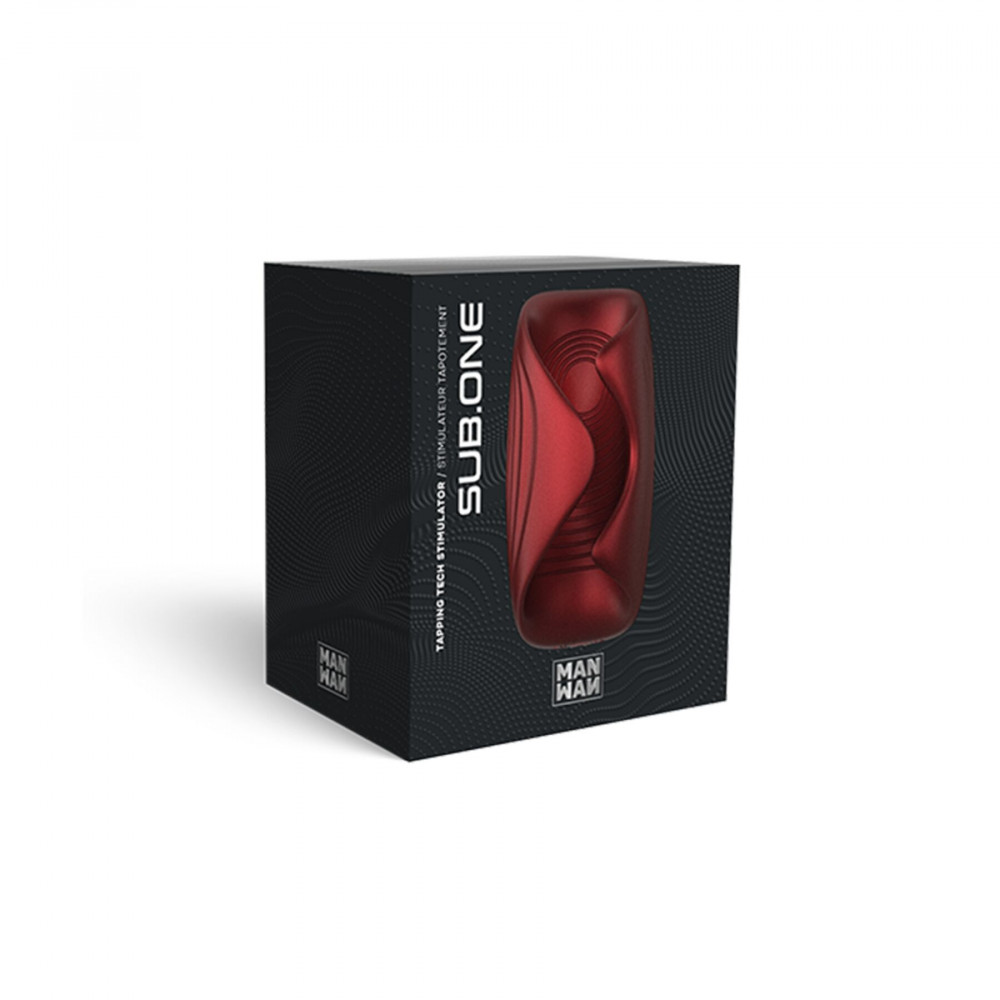 Мастурбаторы с вибрацией - Мастурбатор Manwan SUB ONE Velvet Red 3