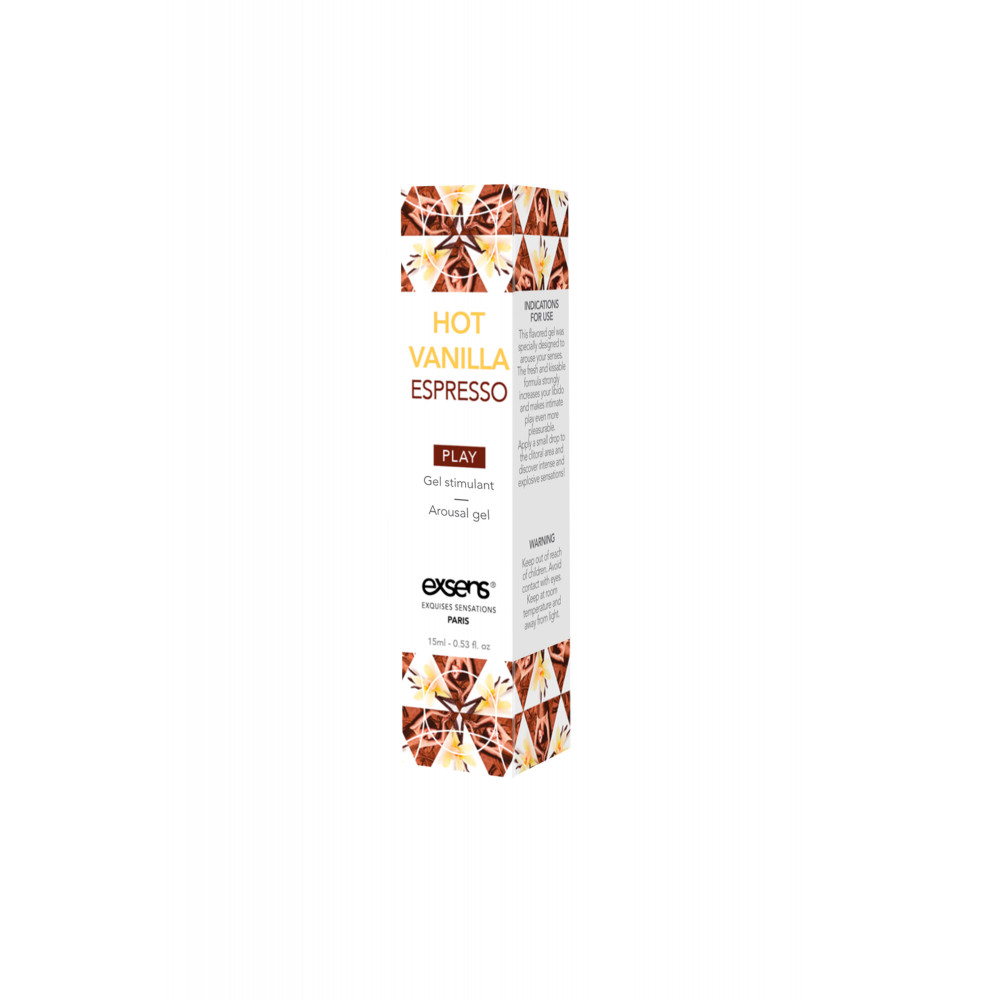 Стимулирующие средства и пролонгаторы - Возбуждающий гель EXSENS AROUSAL GEL HOT VANILLA ESPRESSO 15ML 4