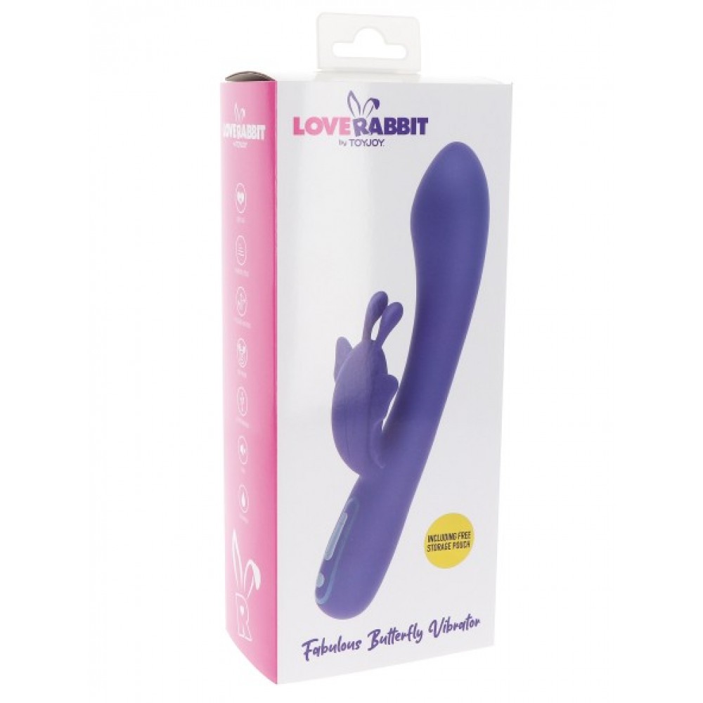 Вибратор - Вибратор-кролик с бабочкой Toy Joy Fabulous Butterfly Vibrator 5