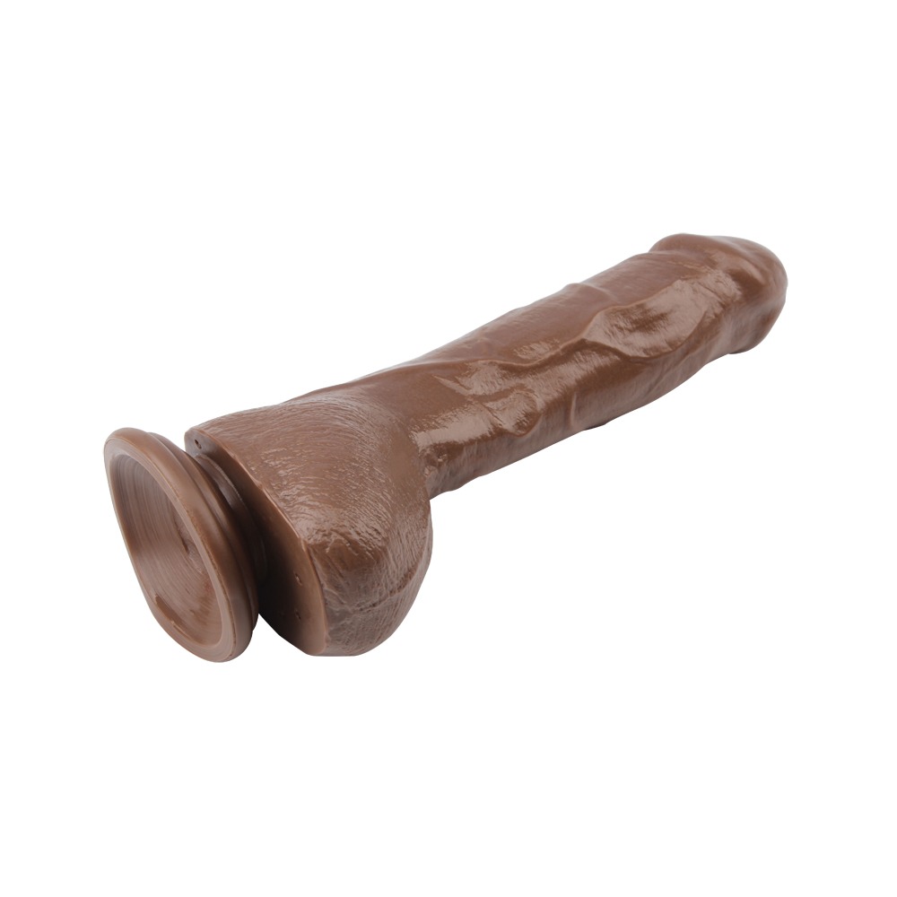Секс игрушки - Вибратор реалистичный Chisa Ballsy Super Cock Mr. Marcus с пультом управления, коричневый 5