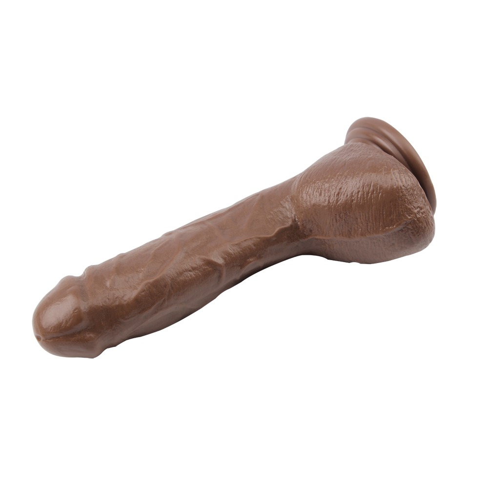 Секс игрушки - Вибратор реалистичный Chisa Ballsy Super Cock Mr. Marcus с пультом управления, коричневый 4