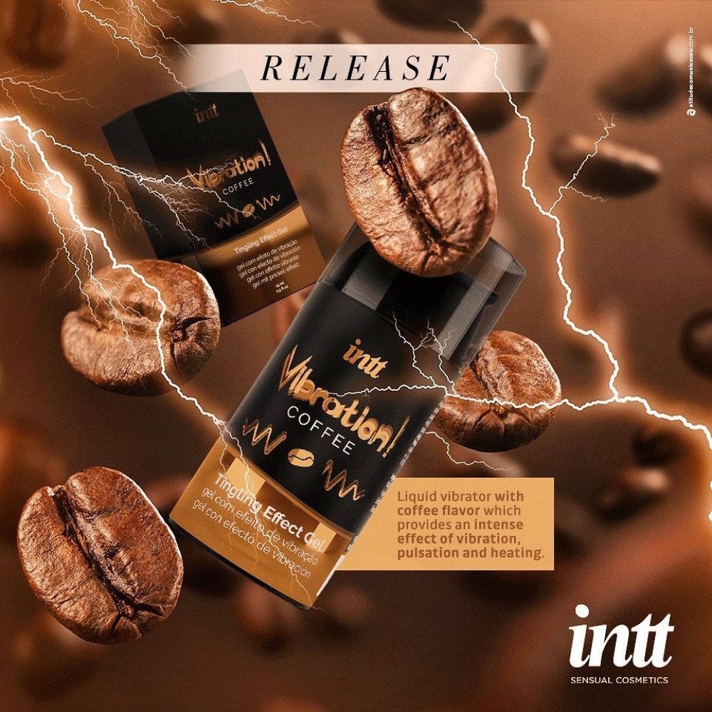 Женские возбудители - Жидкий вибратор Intt Vibration Coffee 15 мл 2