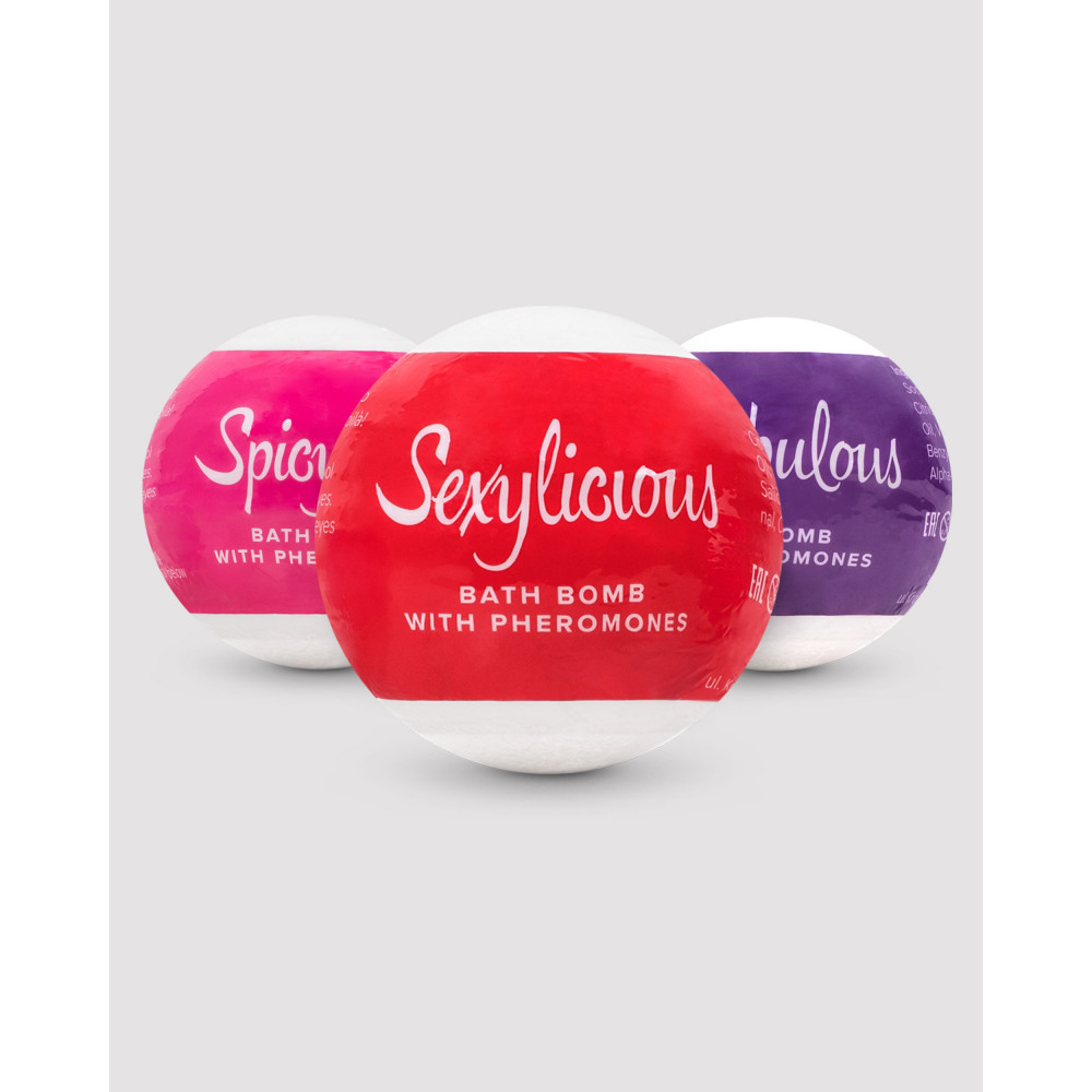 Интимная косметика - Бомбочка для ванны з феромонами Obsessive Bath bomb with pheromones Spicy 2