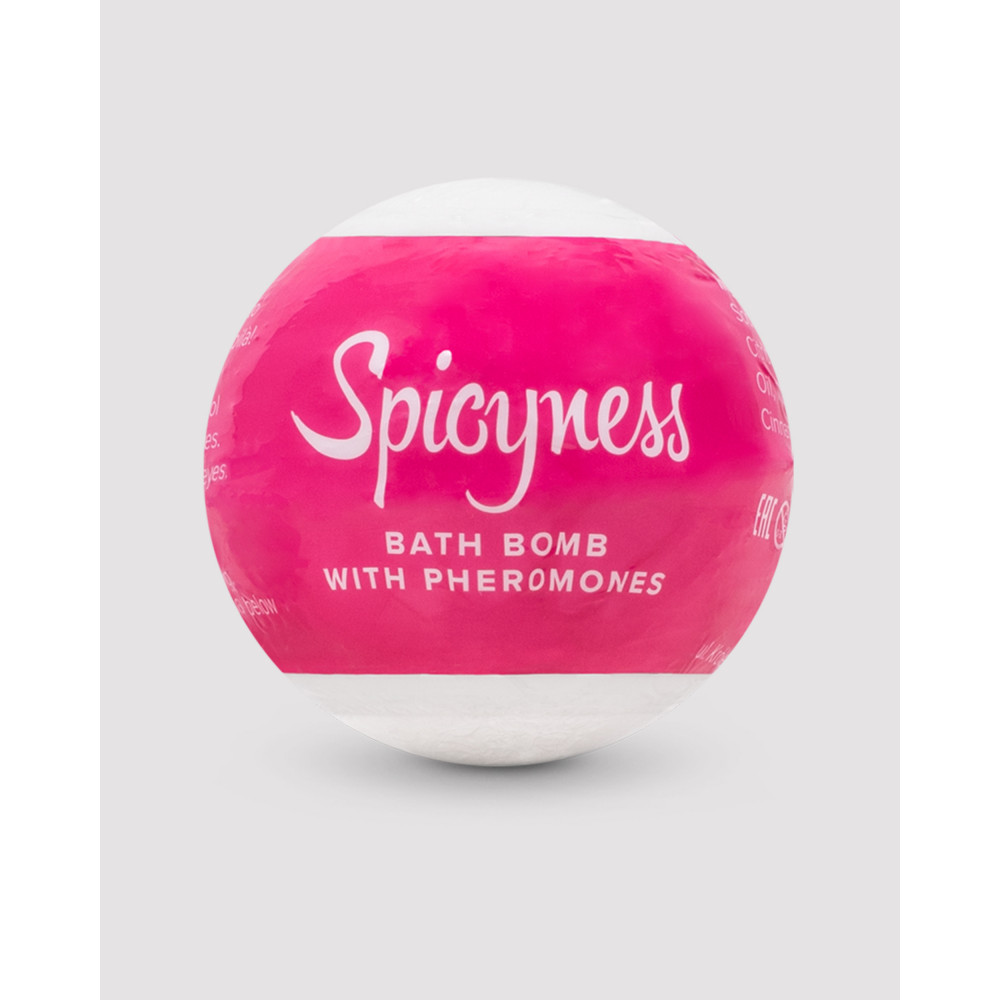 Интимная косметика - Бомбочка для ванны з феромонами Obsessive Bath bomb with pheromones Spicy 1