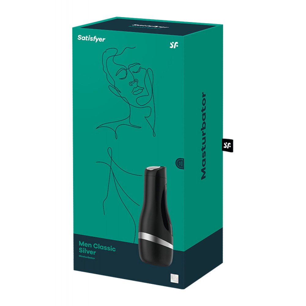 Мастурбатор - T360100 Мастурбатор SATISFYER MEN CLASSIC SILVER 1