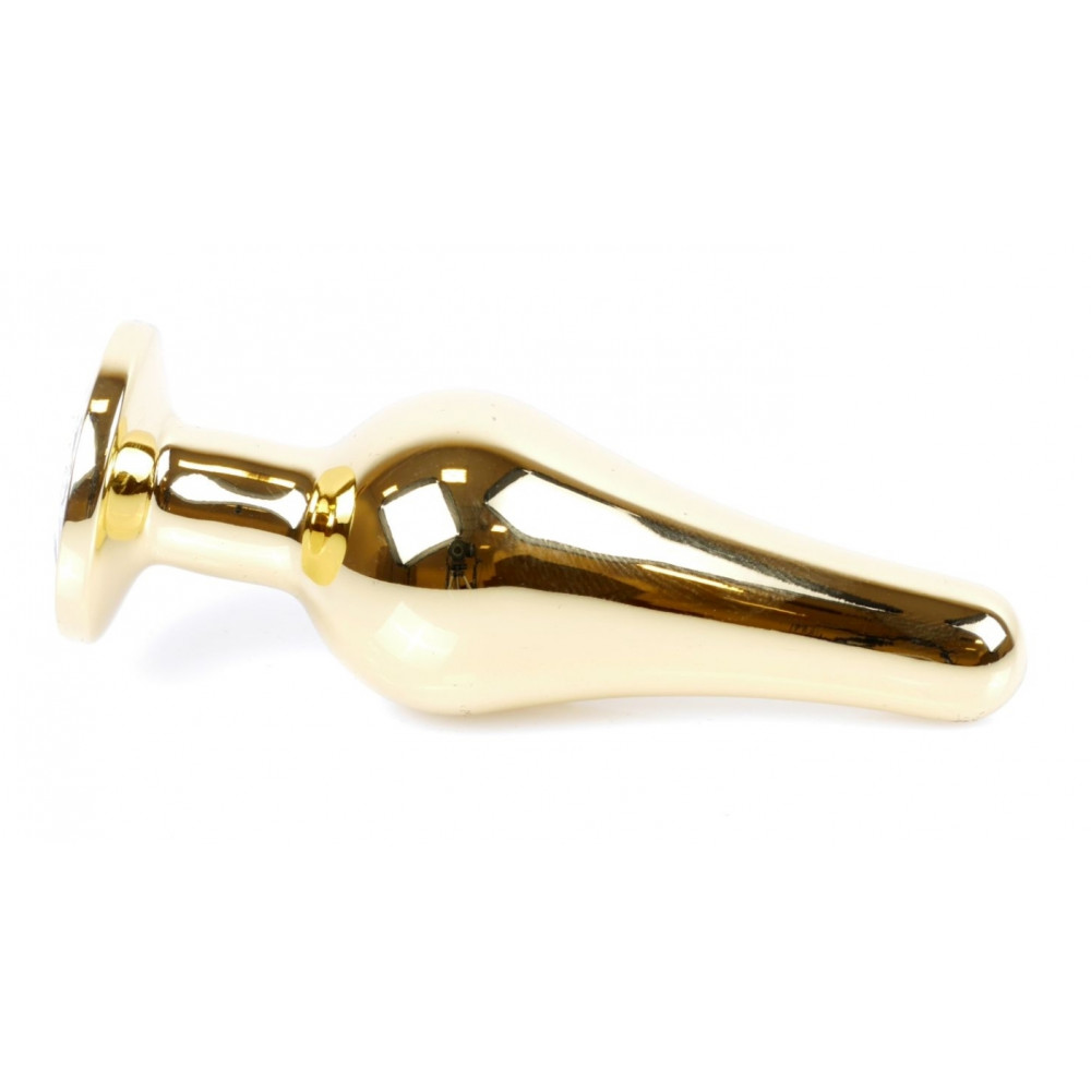 Анальные игрушки - Анальная пробка Boss Series - Jewellery Gold BUTT PLUG Red, BS6400064 4