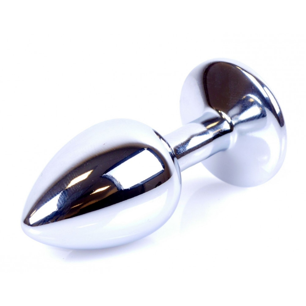 Анальные игрушки - Анальная пробка Boss Series - Jewellery Silver PLUG Black S, BS6400013 5