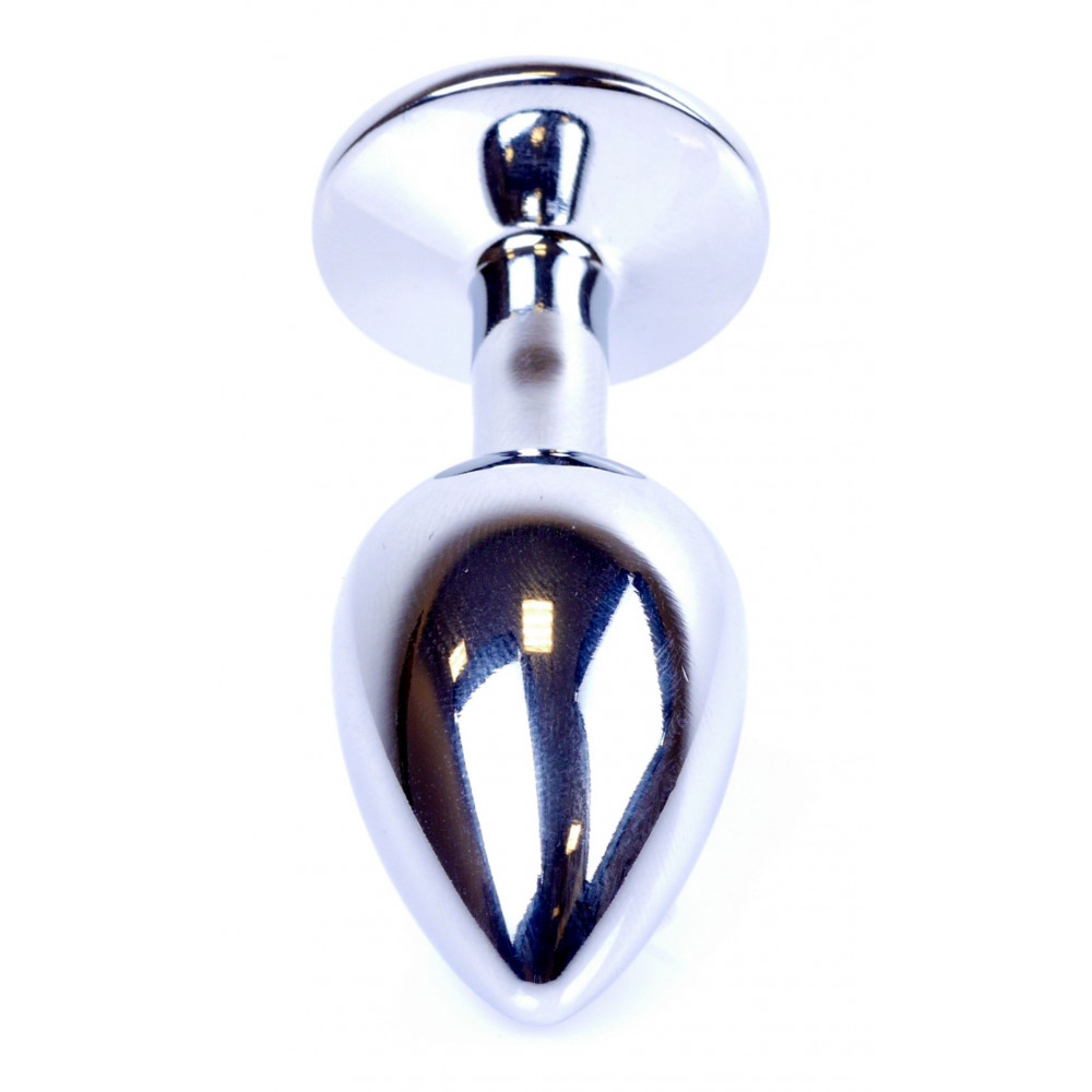 Анальные игрушки - Анальная пробка Boss Series - Jewellery Silver PLUG Black S, BS6400013 3