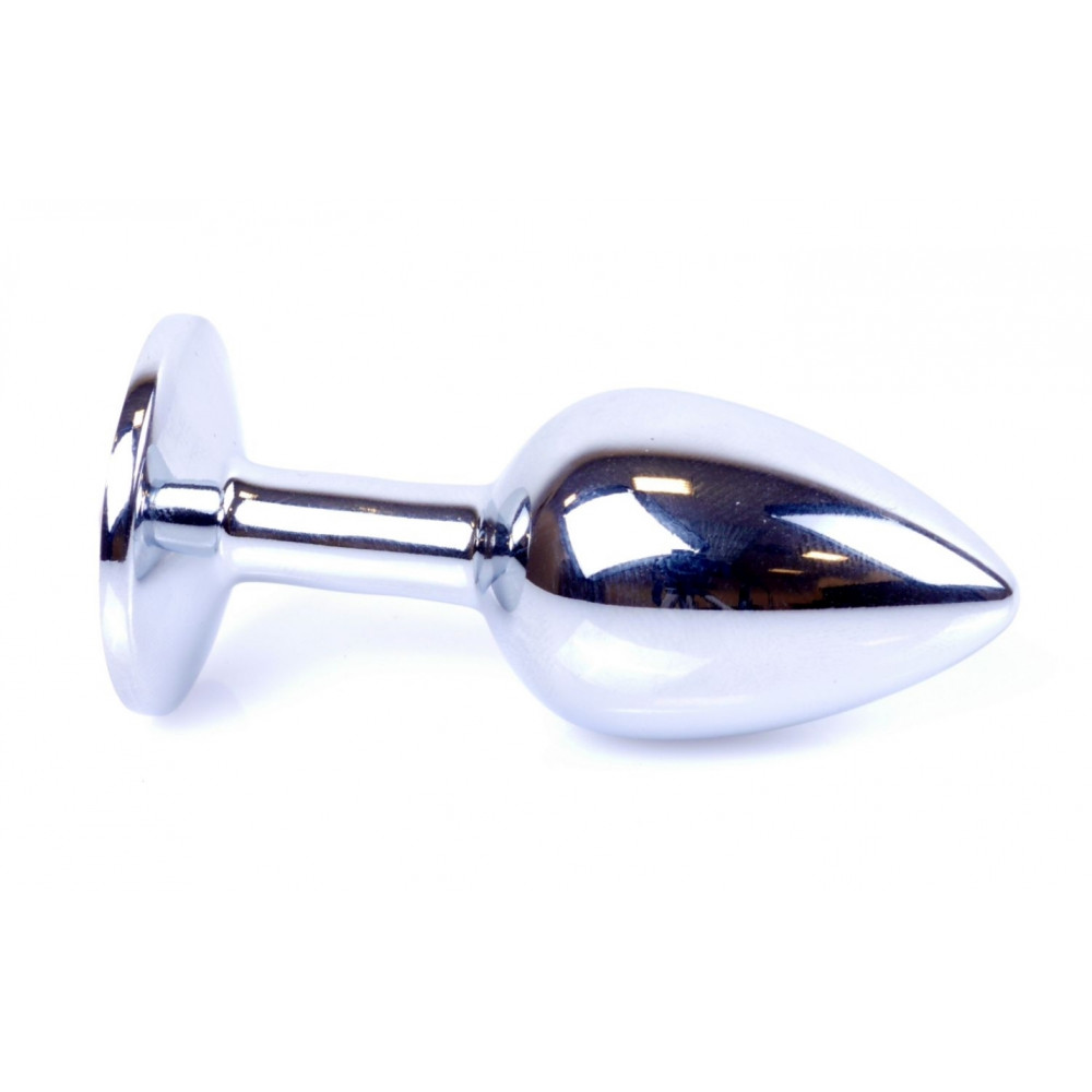 Анальные игрушки - Анальная пробка Boss Series - Jewellery Silver PLUG Black S, BS6400013 4