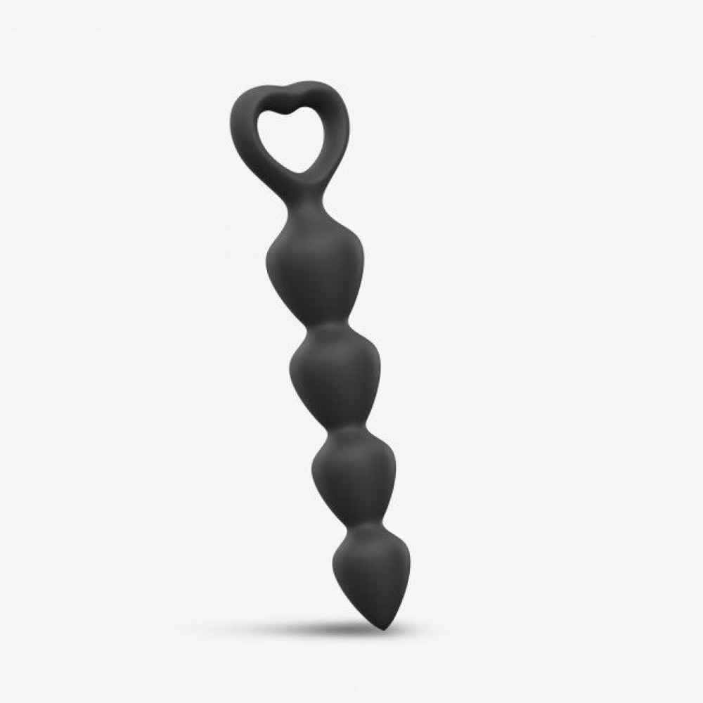 Анальные бусы и цепочки - Анальная цепочка Love To Love BING BANG L - BLACK ONYX 6