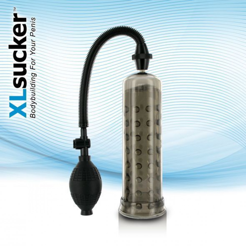 Вакуумная помпа на член - Вакуумная помпа XLsucker Penis Pump Black для члена длиной до 18см, диаметр до 4см